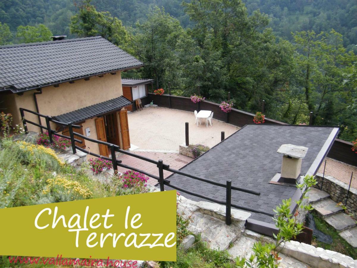Vallemaira House "Chalet Le Terrazze" 2-12 Persone In Exclusiva Da 2 Persone San Damiano Macra Dış mekan fotoğraf